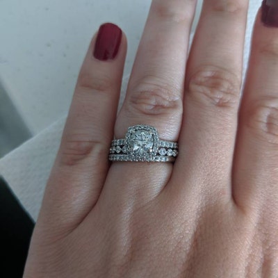 Rhodium Plated 4mm Baguette CZ Eternity Band main image 0