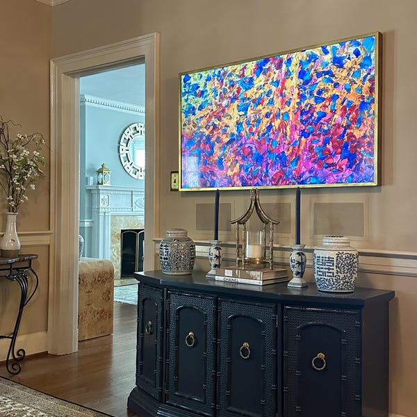 Samsung Frame TV Art, Sofortdownload, Sparkle Marble, Samsung Art TV