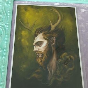 Lord of the Forest, Small Print - Etsy