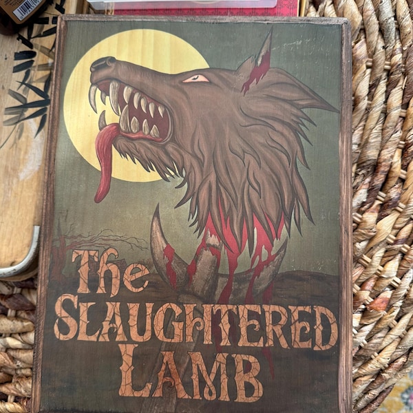 The Slaughtered Lamb Sign Inspired by an American Werewolf in London ...