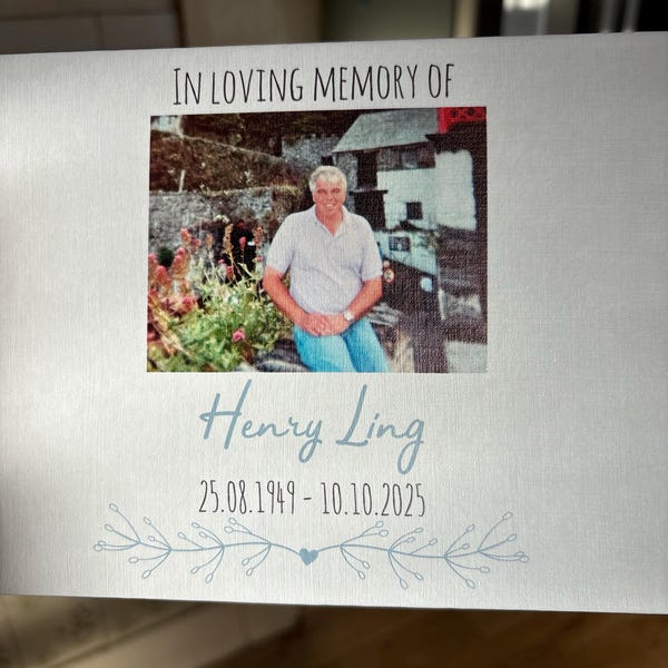 Frances Roxburgh Personalised Memorial Memory Photo Condolence Funeral Guest Book | Book ...