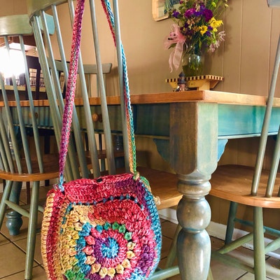 Boho Crochet Bag Pattern - Etsy