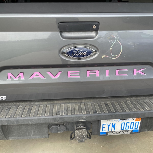 Custom Engraved Car Name Emblem Badge - Black With Gray- Customized ...