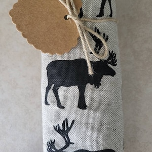Swedish Kitchen Towels - Moose - Red - Esthetic Living