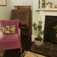MELROSE 25cm Concrete Indoor Plant Pot | Extra Large Planter | Purple ...