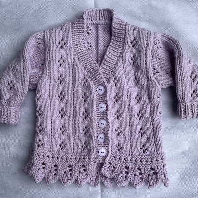 Baby Aran Hooded Jacket Collared Jacket & Sweater in DK 8 Ply - Etsy