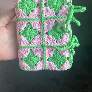 Crochet Book Sleeve, Book Cover, Ribbon Book Sleeve, Crochet Accessory, Book Protector, Book Accessory, Kindle Cover