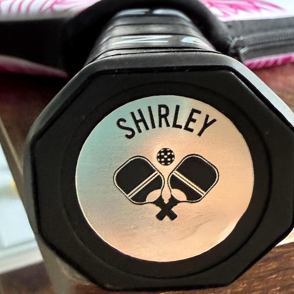 Paddle Tags Personalized Pickleball Paddle Name Tag: Engraved Acrylic Bag Tag - Etsy