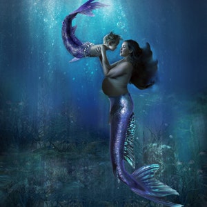 Mermaids Beach Digital Backgroundfairy Tail Etsy Australia Mermaids Beach Digital Backgroundfairy Tail Etsy Australia