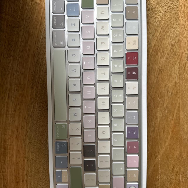 キーボード Apple Magic Keyboard with Touch ID A2449 Magic Keyboard With Touch ID Model A2449 Vinyl Stickers