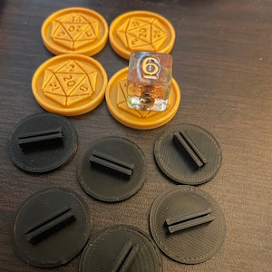 Dungeons and Dragons 5E Coins Set of 5 | Etsy Canada