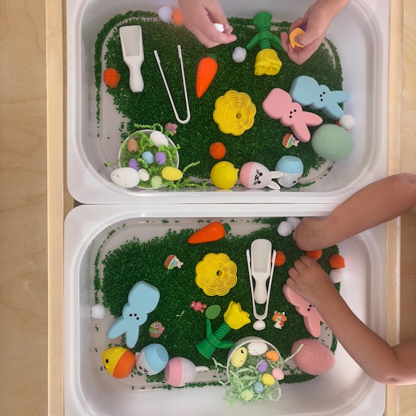 Construction Sensory Bin - Montessori Play Kit for Kids - Etsy