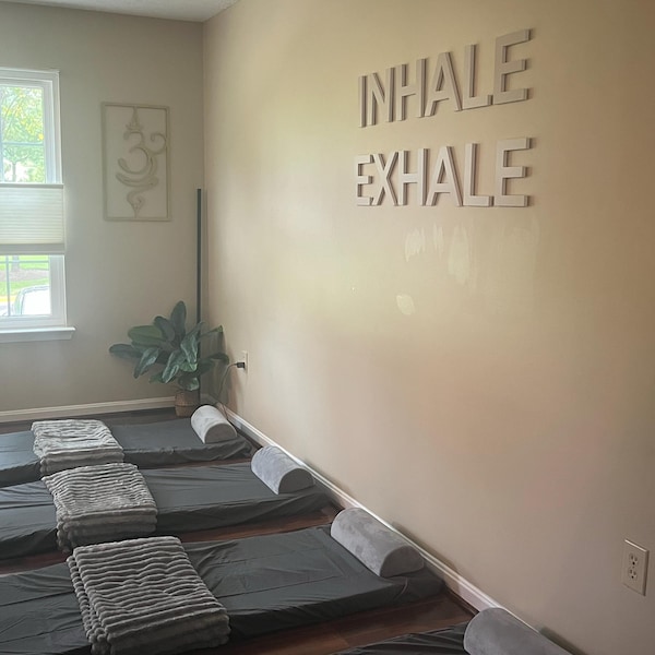 Yoga Studio Wall Letters Custom Signs, 3D PVC Wall Letters for Yoga ...