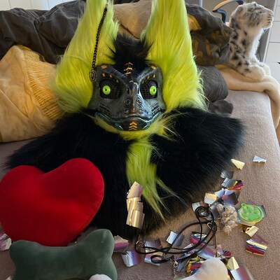 Raptor Mask Fursuit - Etsy