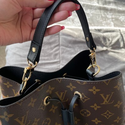 Top Handle for LV Neo Noe Bucket Bag & More Choose Leather Color 3/4 ...