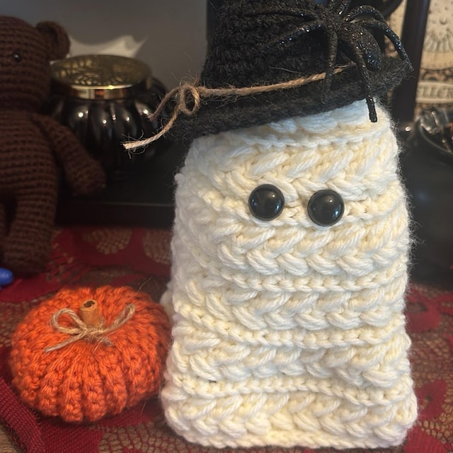 A customer's finished Wheat Stitch Ghost Crochet Pattern