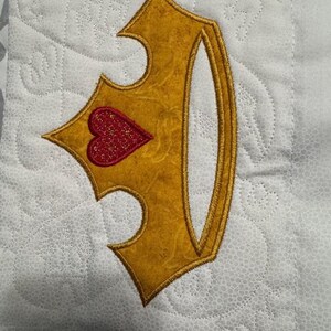 眠れる森の美女オーロラ姫の王冠 デジタル刺繍機 アップリケ デザイン