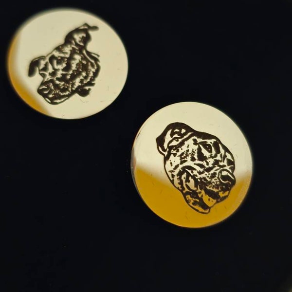 Custom Cuff Links Pet Portrait Cufflinks Memorial Cuff Links Groom Gift ...