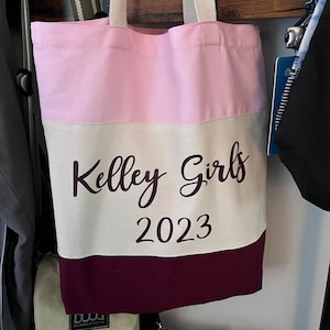 Hockey Mom Natural Canvas Tote Bag – Reusable Shopping & Grocery Bag