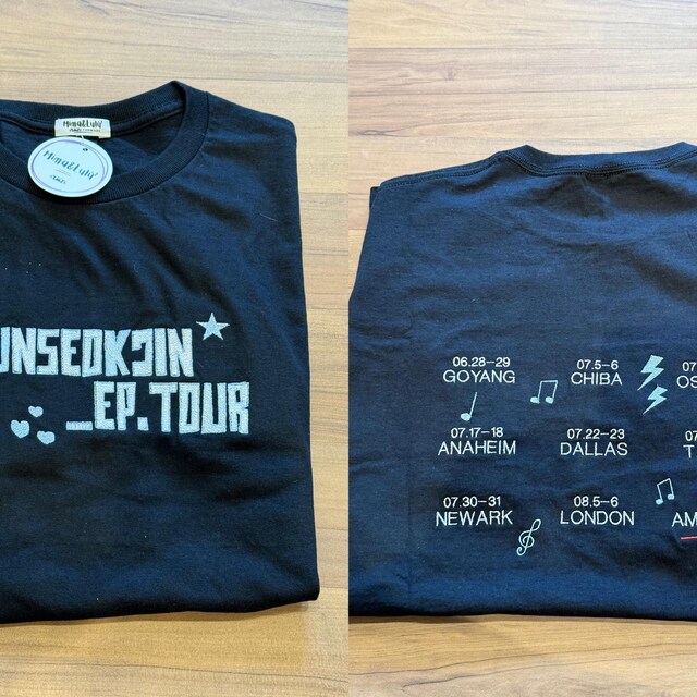 #RUNSEOKJIN EP TOUR Tシャツ RUNSEOKJIN EP.TOUR Tシャツ L - メルカリ