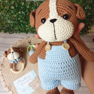 PATTERN ONLY: Cute Puppy | Crochet Dog Amigurumi Toy | Diy ...
