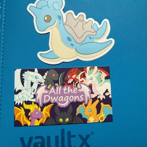 ポケモン 赤と青のドラゴンステッカー - 第1世代 - リザードン