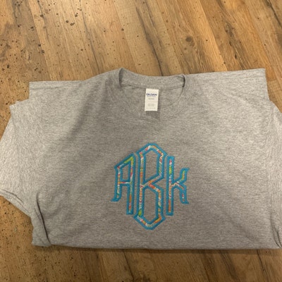 Point Monogram Applique W/ Bean Stitch Machine Embroidery Font Alphabet ...