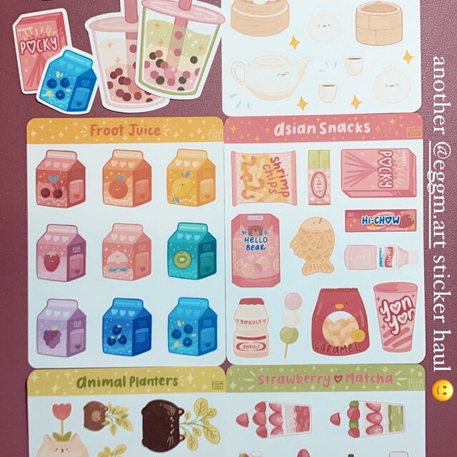 Asian Food Vinyl Stickers – Kabahead Kreations