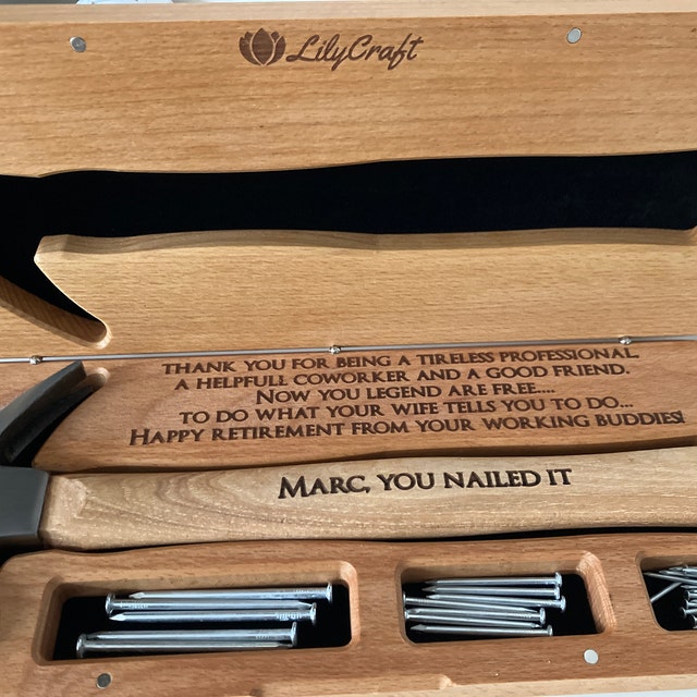 Custom Hammer - Personalized Hammer Birthday Gift | Lazer Designs