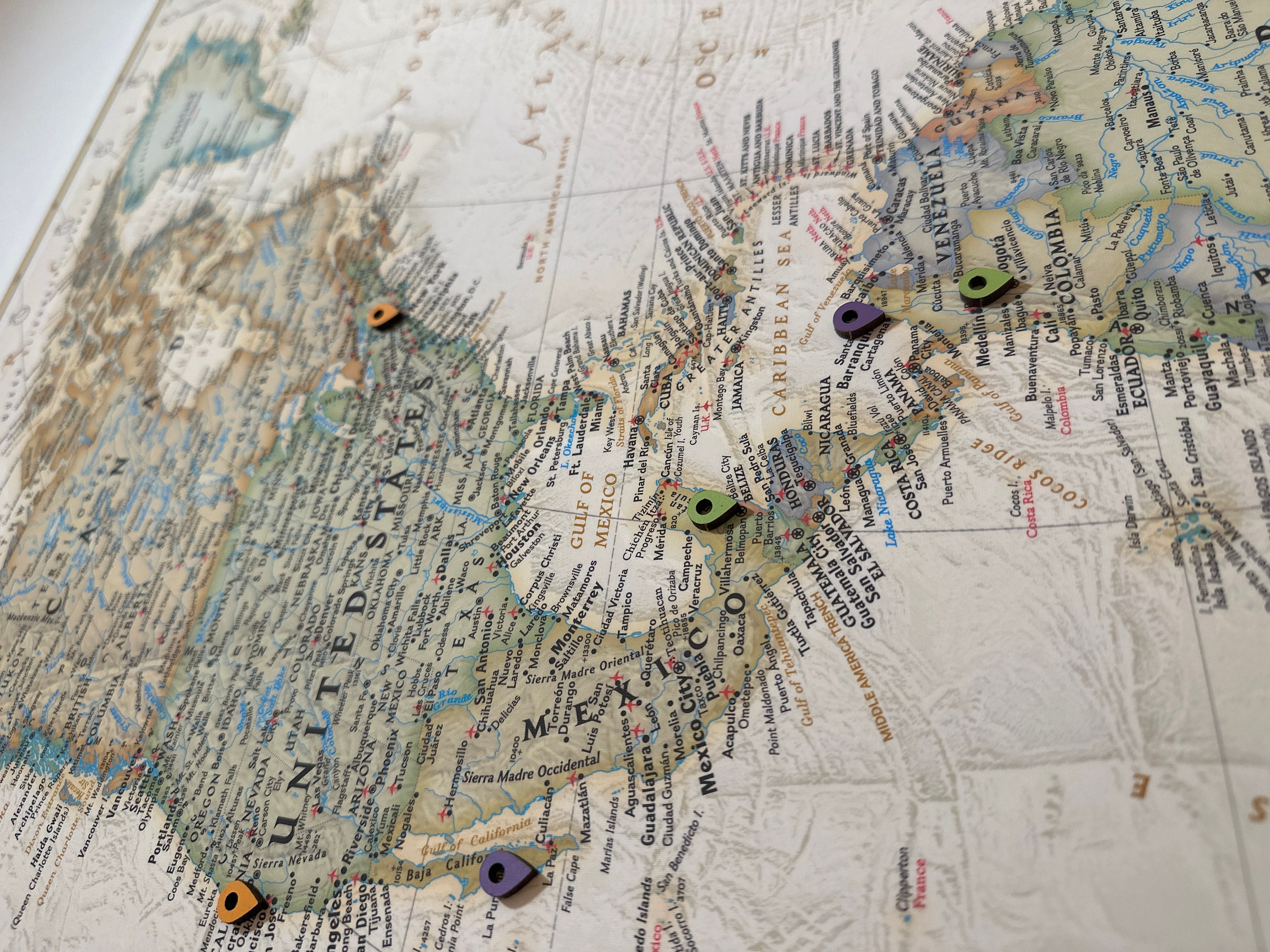 Geolocation Sticky Pins