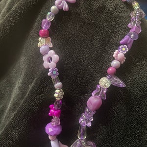 Purple Rave Jewelry Kandi Bead Mix, Y2K 90s Kawaii Mixed Beads, DIY ...