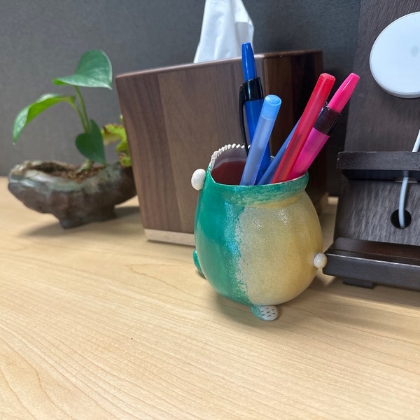 Ceramic Handmade Pencil Holder - Etsy