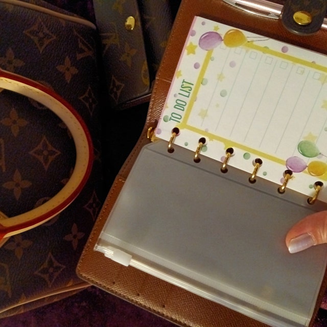 Agenda-pm-mini-inserts-just to Do-refills Fits Louis Vuitton 