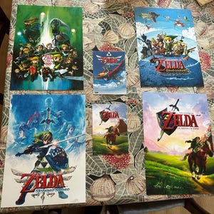 The Legend of Zelda, Custom Box Art, A4 (297x210mm) or 8x10 Inch