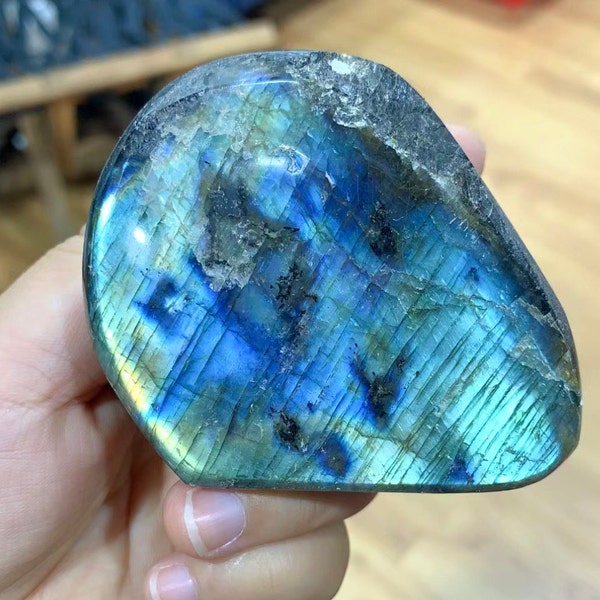 606G Feather Fluorite Crystal Sphere
