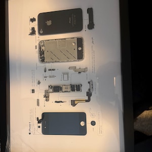 Disassembled iPhone Framed Art: Tech Lover Gift - Etsy