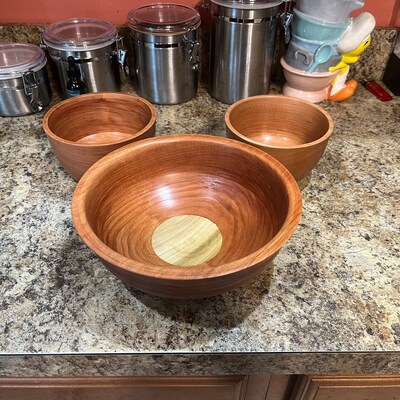 Four WHITE PINE BOWL Blanks Lathe Turning Block Lumber Wood 6 X 6 X 3