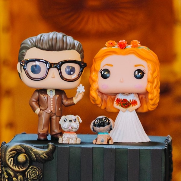 CUSTOM Funko Pop Wedding Decoration Character Figures Cake Topper or ...