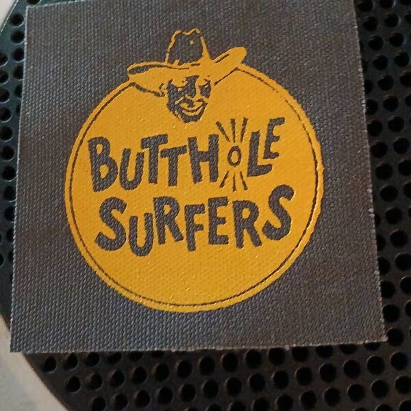 Butthole Surfers Fan Art Handmade Canvas Patch Iron on Customized ...