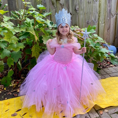 Glinda the Good Witch Costume, Pink Good Witch Dress, Pink Princess ...