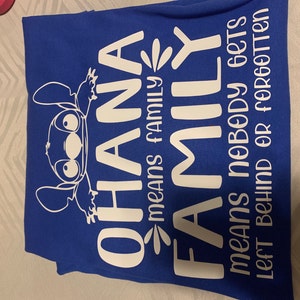 Ohana Means Family Svg Files for Cricut - Nobody Gets Left Behind