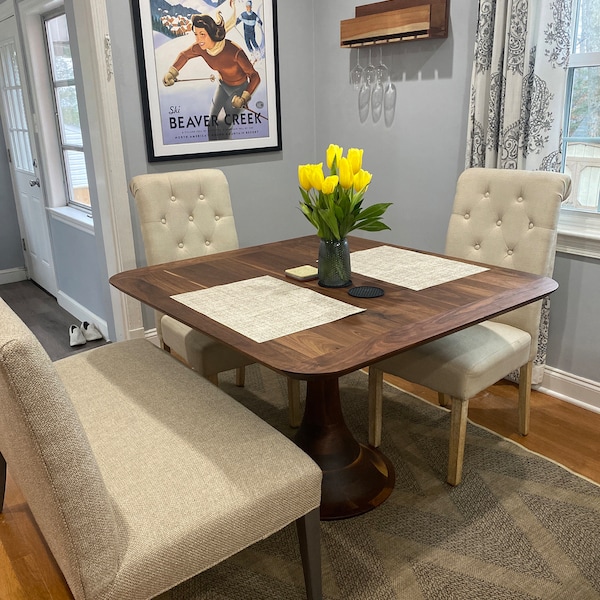 Custom Pedestal Tables, Made to Order - Etsy