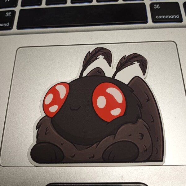 Cute Baby Mothman Peaker Sticker Cryptid - Boba Mothman Series - Etsy