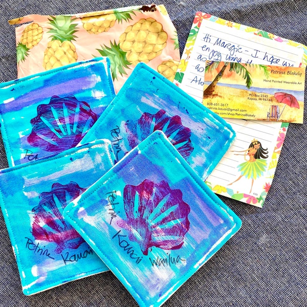 Hand Painted Kimono Asymmetric Kimono Jacket Rayon Ruana Hawaii Kauai ...