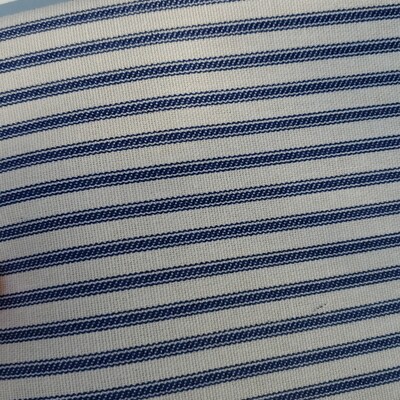 NEW Dark Blue Striped Bed Ticking Fabric Material per Yard - Etsy