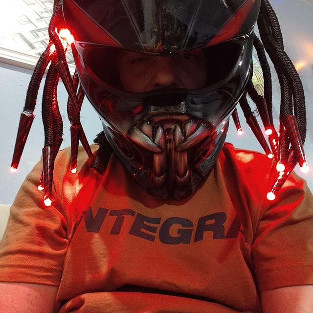 5.0 predator motorcycle helmet DH6-Xe Motorcycle Helmet Carbon Fiber Full