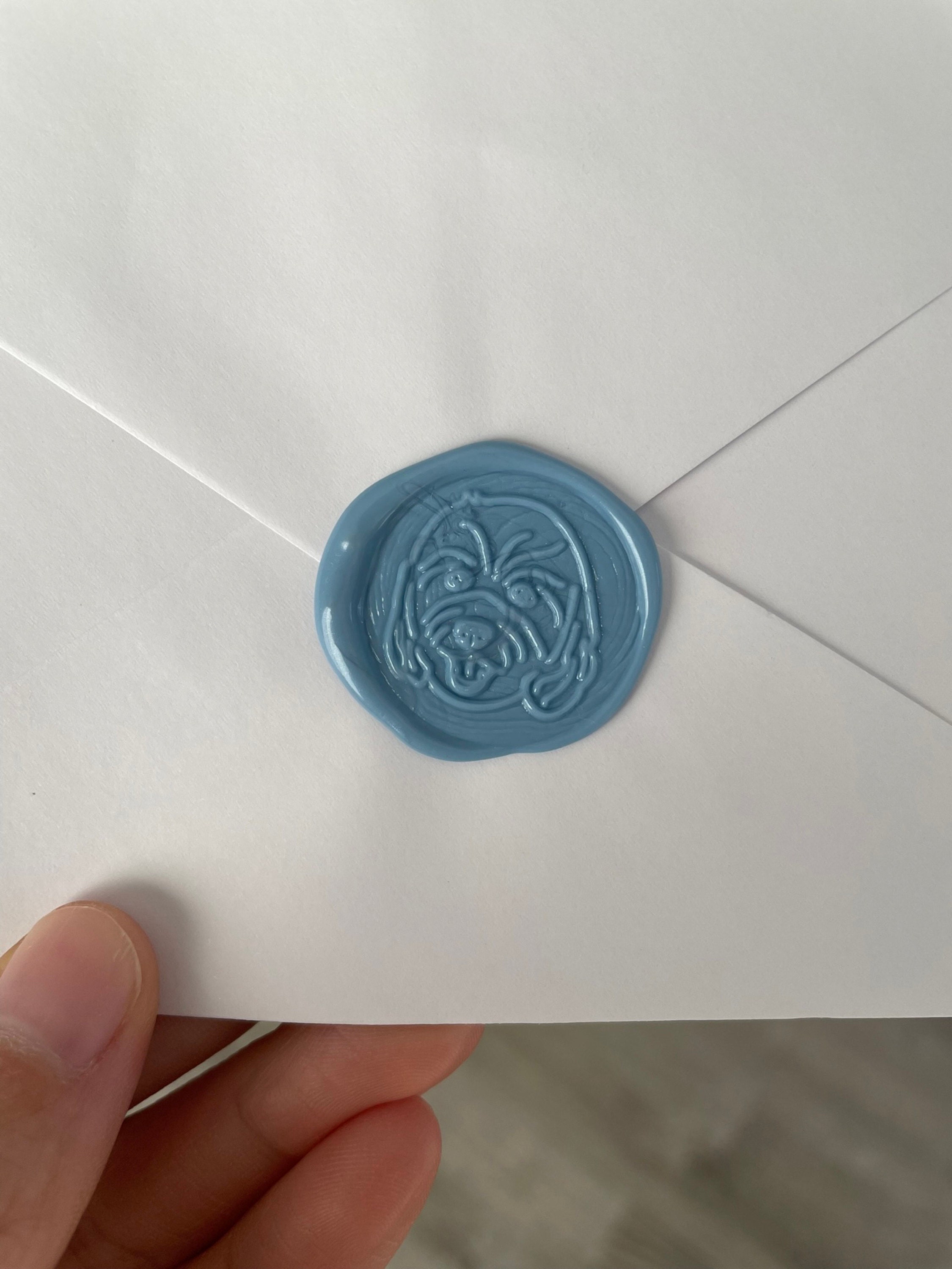 Custom Pet Portrait Wax Seal Stamp - Personalized Wax Seal for Dog Lovers - Unique Pet Photo Stamp Gift