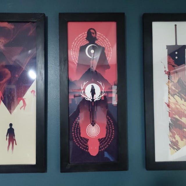 Alan Wake 2 Tall Vertical Art Print Poster, Bright Falls and the