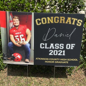 graduation yard class sign custom 2021