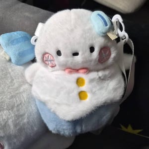 Zayne Love and Deepspace Snowman Plush Crossbody Bag – Kawaii